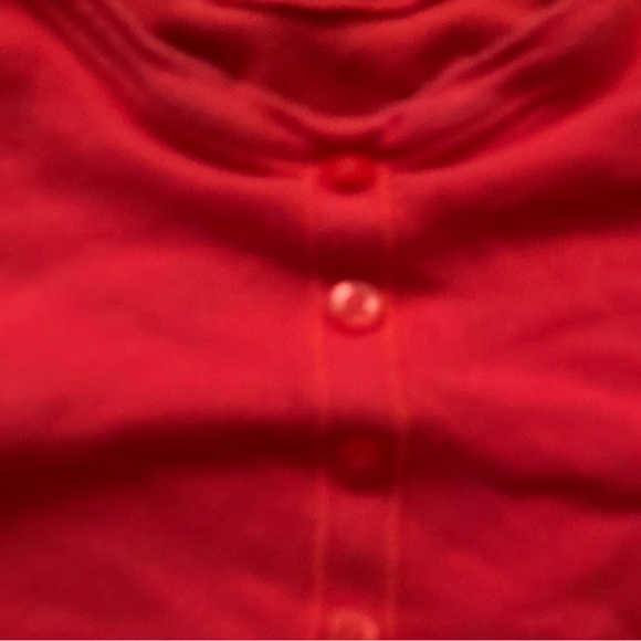 Red Aerie crop top with buttons - Picture 4 of 7